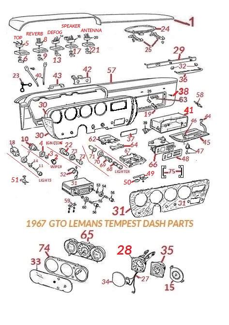 67 gto leman parts